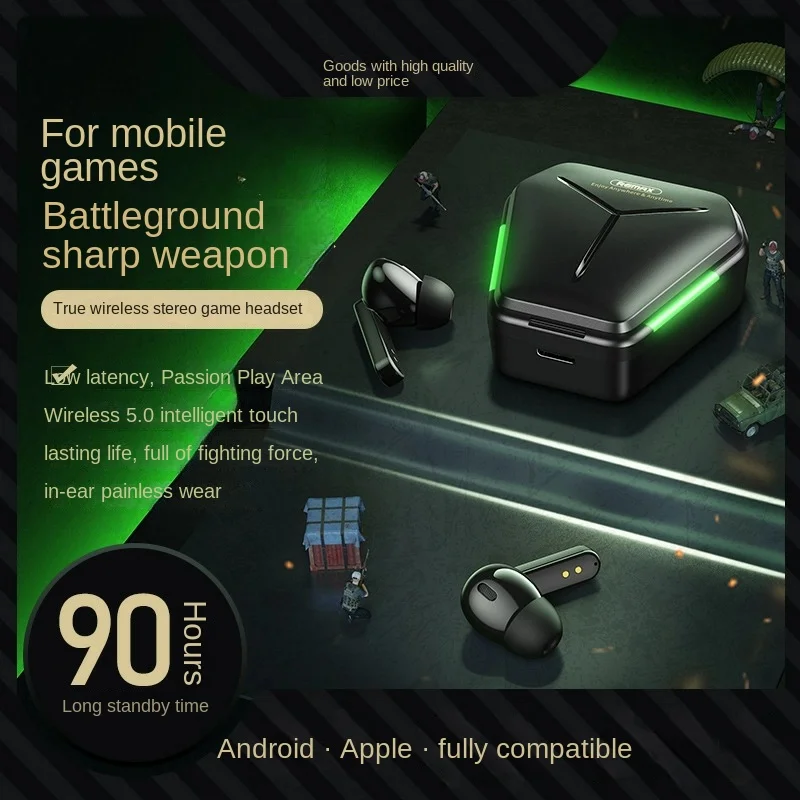 REMAX Wireless headphones Bluetooth headphones Wireless Stereo Gaming Headphone TWS-30 Music play:about 4H
REMAX Wireless headphones Bluetooth headphones Wireless Stereo Gaming Headphone TWS-30 Music play:about 4H