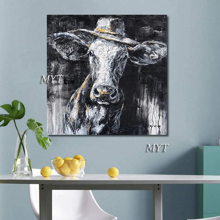 Showpiece For Home Decoration Cow Animal Oil Painting Handmade Large Living Room Wall Picture No Frame High Quality Artwork
Showpiece For Home Decoration Cow Animal Oil Painting Handmade Large Living Room Wall Picture No Frame High Quality Artwork