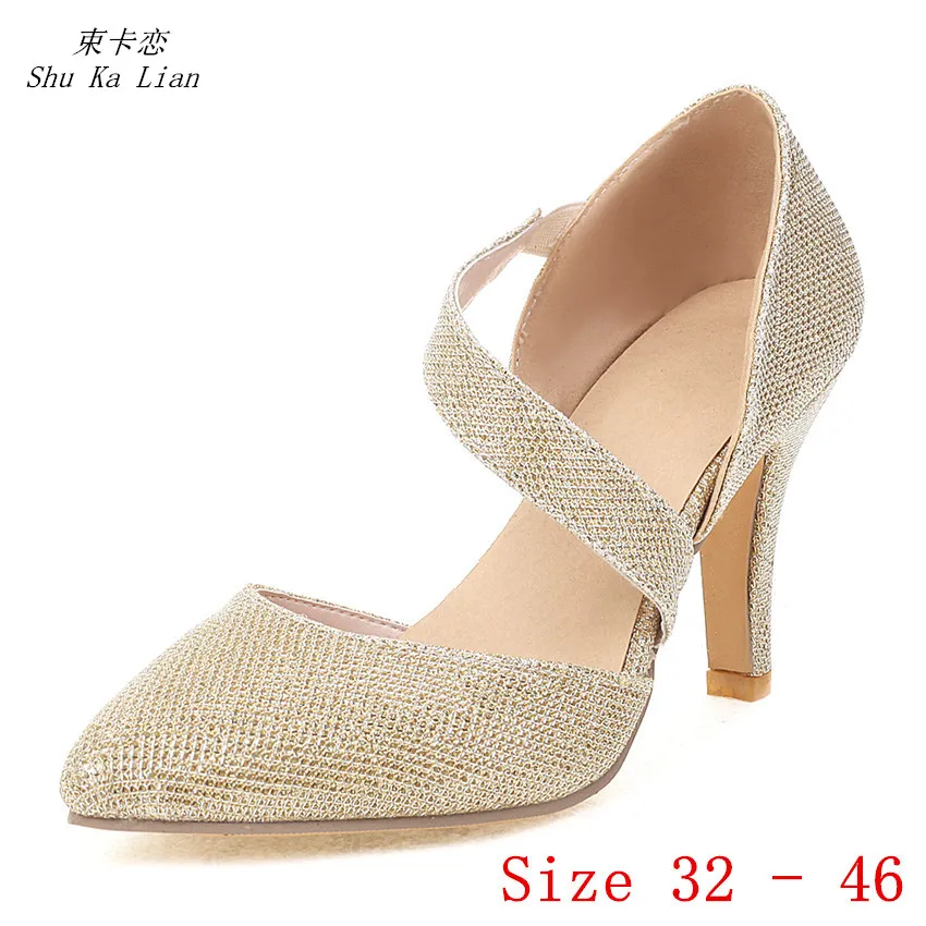 Sexy High Heels Women Pumps High Heel Shoes Woman Party Wedding Shoes Kitten Heels Small Plus Size 32 33 - 40 41 42 43 44 45 46
Sexy High Heels Women Pumps High Heel Shoes Woman Party Wedding Shoes Kitten Heels Small Plus Size 32 33 - 40 41 42 43 44 45 46