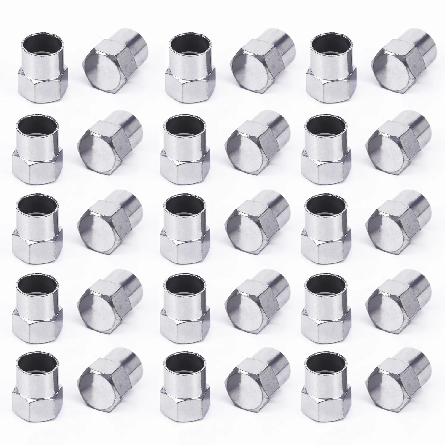 100Pcs Universal Chrome Plated Car Truck Auto Wheels Tire Valve Stem Cap Lid Air Dust Cove Accessories High Quality
100Pcs Universal Chrome Plated Car Truck Auto Wheels Tire Valve Stem Cap Lid Air Dust Cove Accessories High Quality