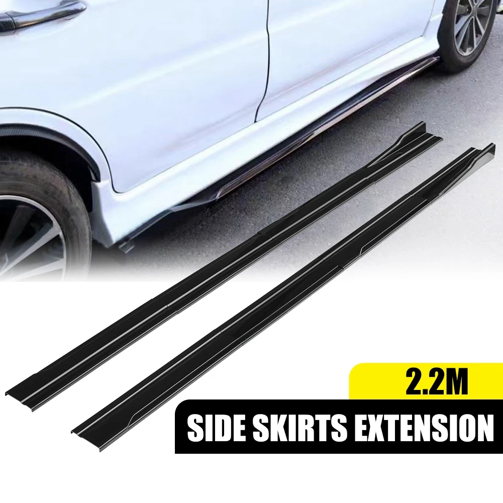 2.2m Car Side Skirts Winglet Extensions Splitters Body Apron Lip Rocker Splitter Diffuser Body Kit Gloss Black 8pcs
2.2m Car Side Skirts Winglet Extensions Splitters Body Apron Lip Rocker Splitter Diffuser Body Kit Gloss Black 8pcs