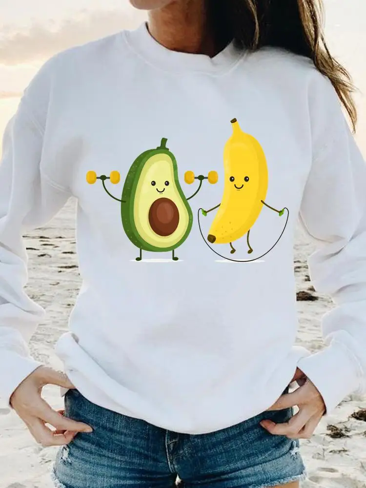 Women Print Female Funny Fruit Trend Avocado Clothing Pullovers Autumn Spring Fashion Casual Long Sleeve Graphic Sweatshirts
Women Print Female Funny Fruit Trend Avocado Clothing Pullovers Autumn Spring Fashion Casual Long Sleeve Graphic Sweatshirts