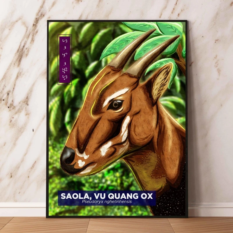 Canvas Artwork Painting Saola Poster Toys Classic Room Home Gifts Modular Prints Wall Decoration Kid Action Figures
Canvas Artwork Painting Saola Poster Toys Classic Room Home Gifts Modular Prints Wall Decoration Kid Action Figures