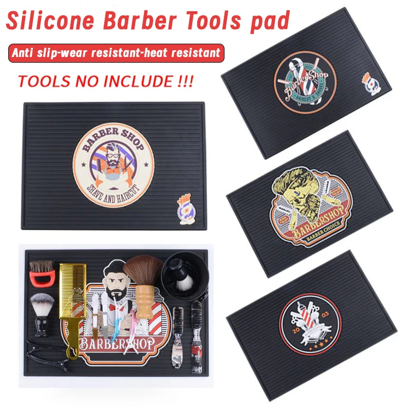 

NEW Soft Silicone Hairdresser Tools Storage Pad Professional Salon Hairdressing Clipper Scissors Combs Anti-skid Table Cushion