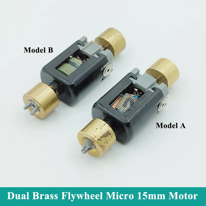 1PCS Dual Brass Flywheel Mini Motor DC 12V 18V 24V High Speed Double Head For DIY Toy HO Scale Model Rail Train Railroad Engine
1PCS Dual Brass Flywheel Mini Motor DC 12V 18V 24V High Speed Double Head For DIY Toy HO Scale Model Rail Train Railroad Engine