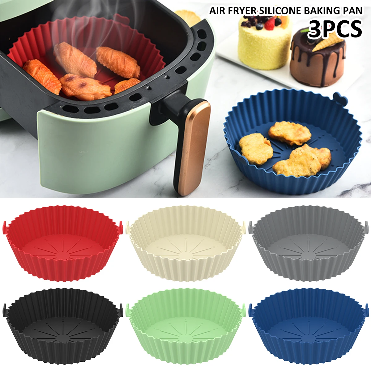 3 шт., силиконовая подставка для фритюрницы с ручкой
3 шт., силиконовая подставка для фритюрницы с ручкой