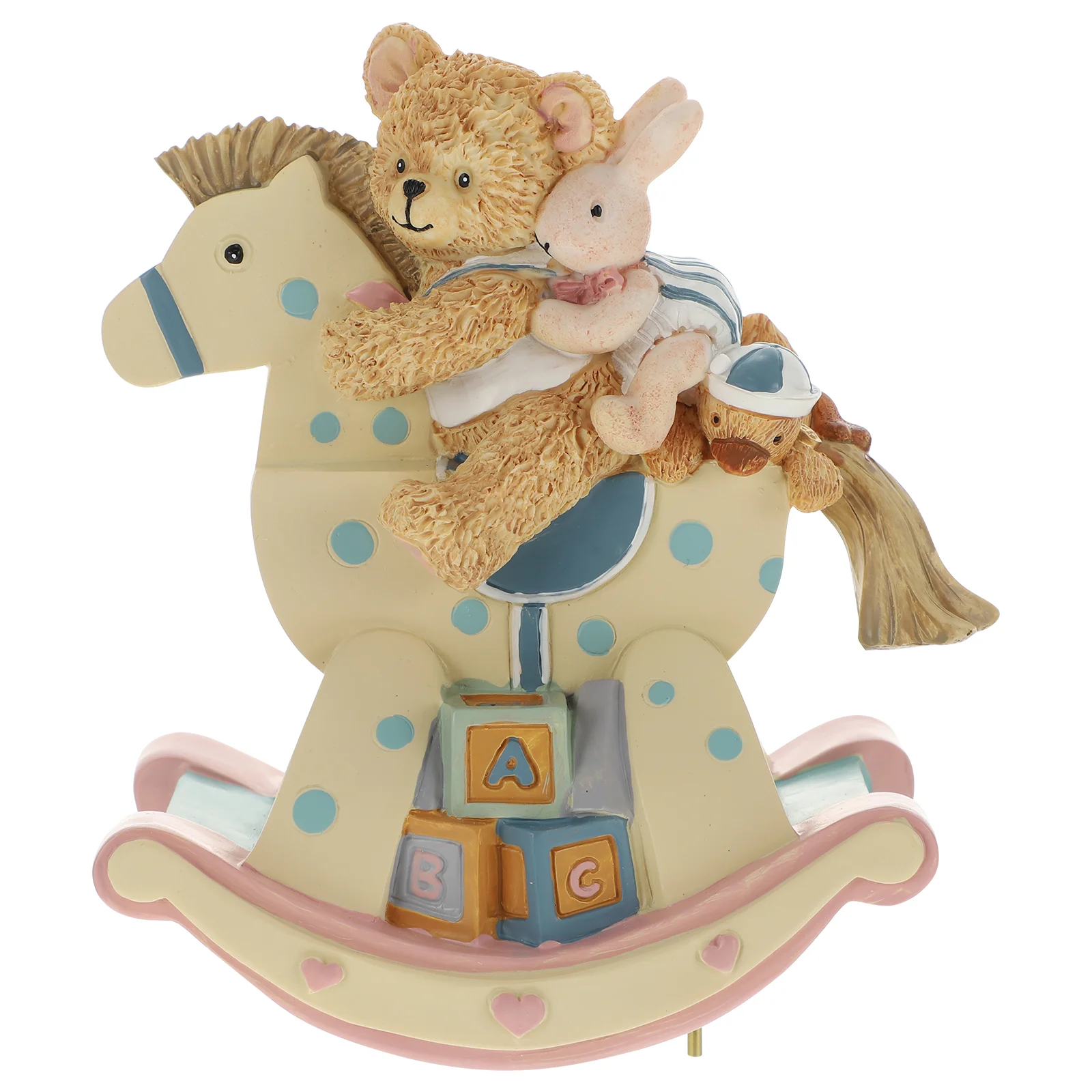 Box Rocking Horse Decor Statue Office Girls Animal Boy Infant Ornament Home Vintage Riding Rotating Gift Bunny Cute Desk Resin
Box Rocking Horse Decor Statue Office Girls Animal Boy Infant Ornament Home Vintage Riding Rotating Gift Bunny Cute Desk Resin
