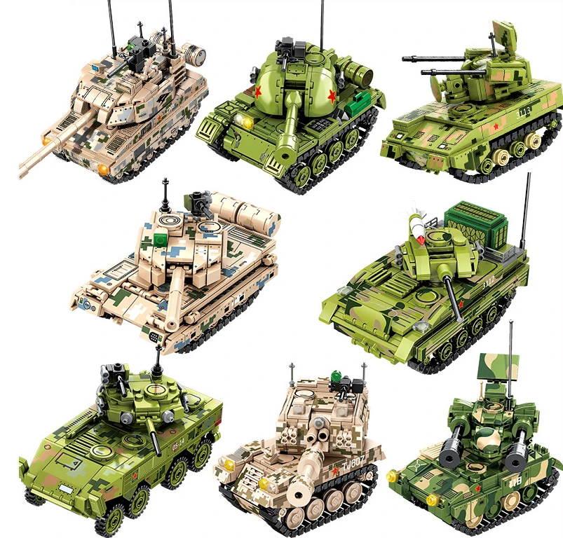 Армейское оружие WW2, автомобиль с военной ракеткой, тип 59, основной боевой танк с солидниками, модель, строительные блоки, игрушки для детей и взрослых
Армейское оружие WW2, автомобиль с военной ракеткой, тип 59, основной боевой танк с солидниками, модель, строительные блоки, игрушки для детей и взрослых