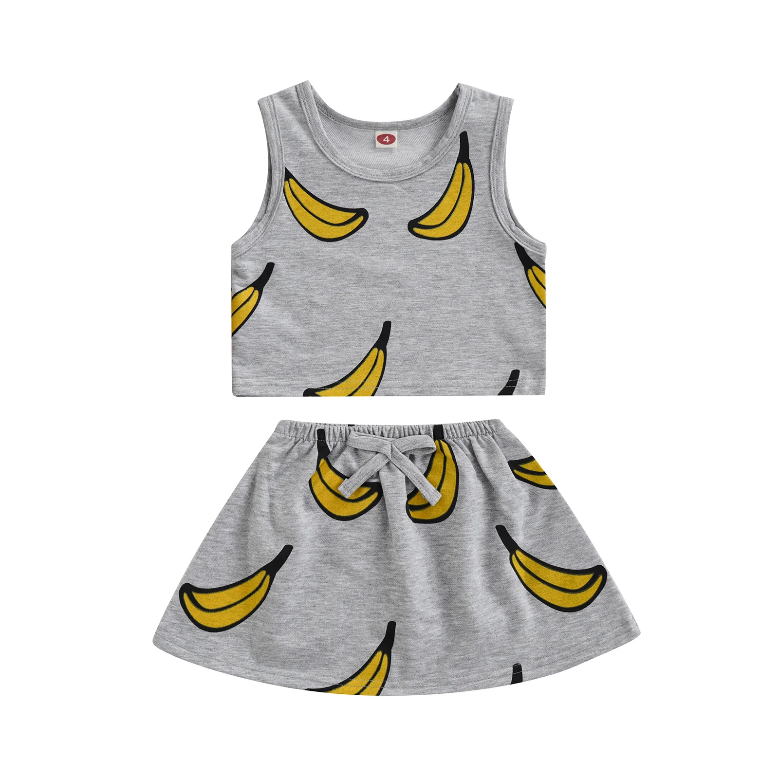 2022-04-01 Lioraitiin 2-7Years Toddler Kids Girls 2Pcs Outfits Banana Print Round Neck Sleeveless Tank Tops Mini Skirt Summer
2022-04-01 Lioraitiin 2-7Years Toddler Kids Girls 2Pcs Outfits Banana Print Round Neck Sleeveless Tank Tops Mini Skirt Summer
