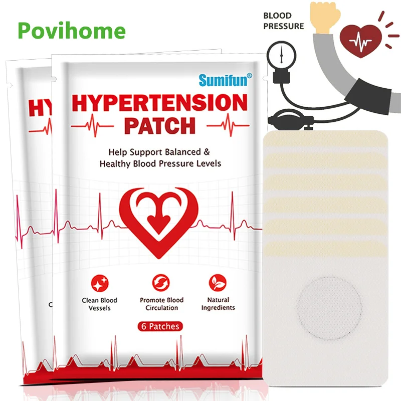 6/12Pcs Sumifun Herbal Hypertension Patch Reduce Balance High Blood Pressure Medical Navel Patches Clean Blood Vessel Plaster
6/12Pcs Sumifun Herbal Hypertension Patch Reduce Balance High Blood Pressure Medical Navel Patches Clean Blood Vessel Plaster