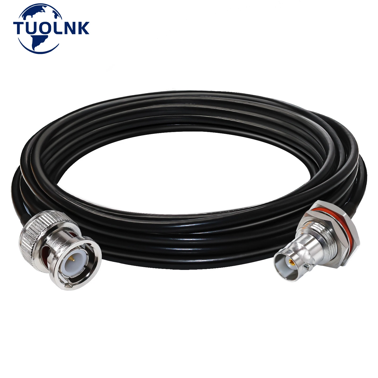 BNC Cable RG58 Jumper Cable BNC Male to BNC Female Bulkhead Low Loss CB Radio Coax Cable WiFi Antenna Extension Cable 30cm 50cm
BNC Cable RG58 Jumper Cable BNC Male to BNC Female Bulkhead Low Loss CB Radio Coax Cable WiFi Antenna Extension Cable 30cm 50cm
