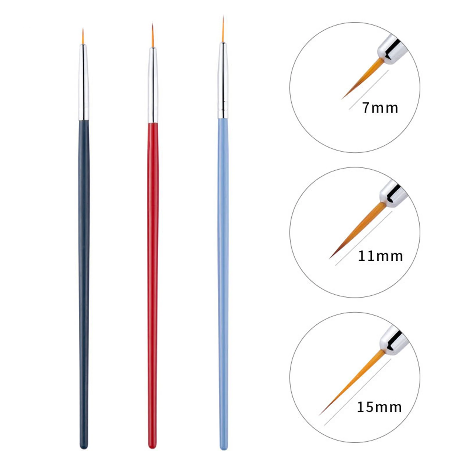 3 Pcs Nail Art Brush For Nails Varnish Uv Gel Polish Dotting Tools Brushes For Manicure Drawing Painting Pen Nail Markers Penci
3 Pcs Nail Art Brush For Nails Varnish Uv Gel Polish Dotting Tools Brushes For Manicure Drawing Painting Pen Nail Markers Penci