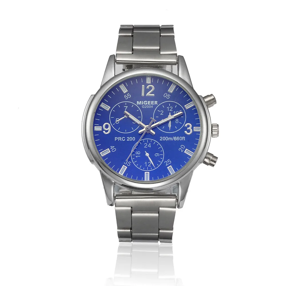Popular Luxury Fashion Man Crystal Stainless Steel Analog Quartz Wrist Watch Male Business Casual Three Eye Dial Watch Wholesale
Popular Luxury Fashion Man Crystal Stainless Steel Analog Quartz Wrist Watch Male Business Casual Three Eye Dial Watch Wholesale