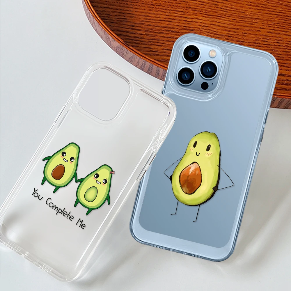 Clear Shell Cute Avocado Phone Case for iPhone 14 13 12 11 Pro Max Mini XS XR X Back Cover for iPhone14ProMax Funny Fundas Capa
Clear Shell Cute Avocado Phone Case for iPhone 14 13 12 11 Pro Max Mini XS XR X Back Cover for iPhone14ProMax Funny Fundas Capa