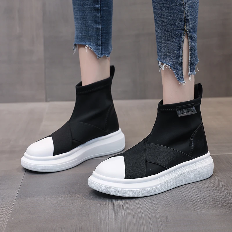 Туфли женские на платформе, повседневные лоферы, без застежки, классические, кроссовки, на плоской подошве, для скейтбординга
Туфли женские на платформе, повседневные лоферы, без застежки, классические, кроссовки, на плоской подошве, для скейтбординга