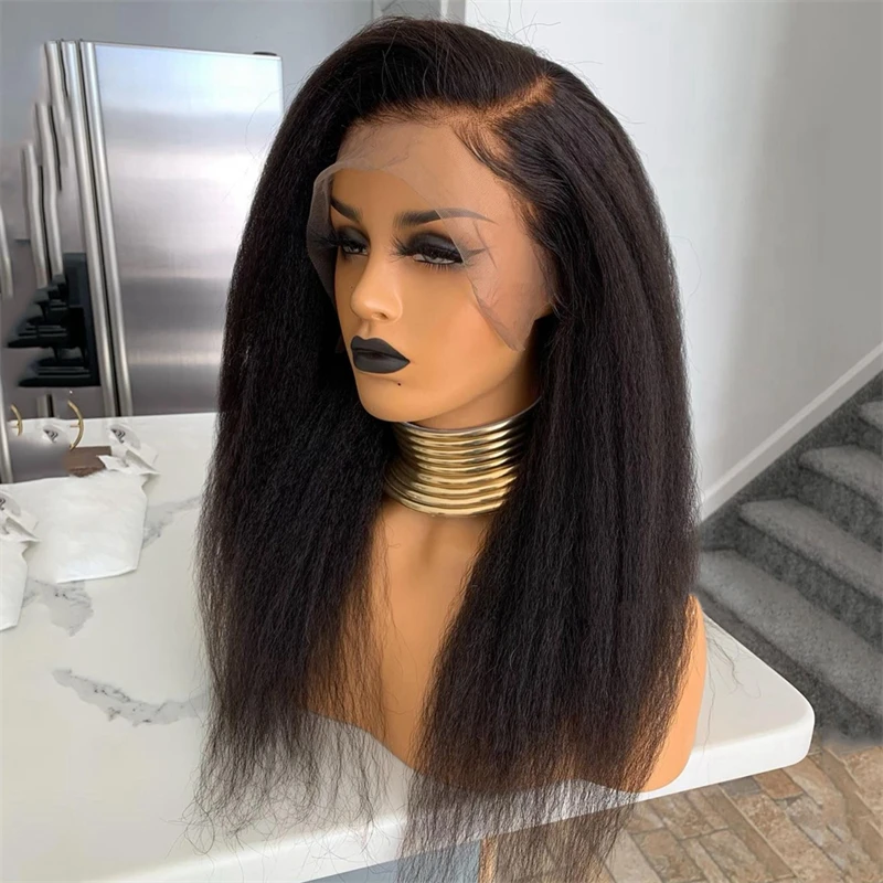 Kinky Straight Full Lace Wig Human Hair For Black Women Lace Frontal Transparent HD Lace Natural Full Brazilian Closure Wigs
Kinky Straight Full Lace Wig Human Hair For Black Women Lace Frontal Transparent HD Lace Natural Full Brazilian Closure Wigs