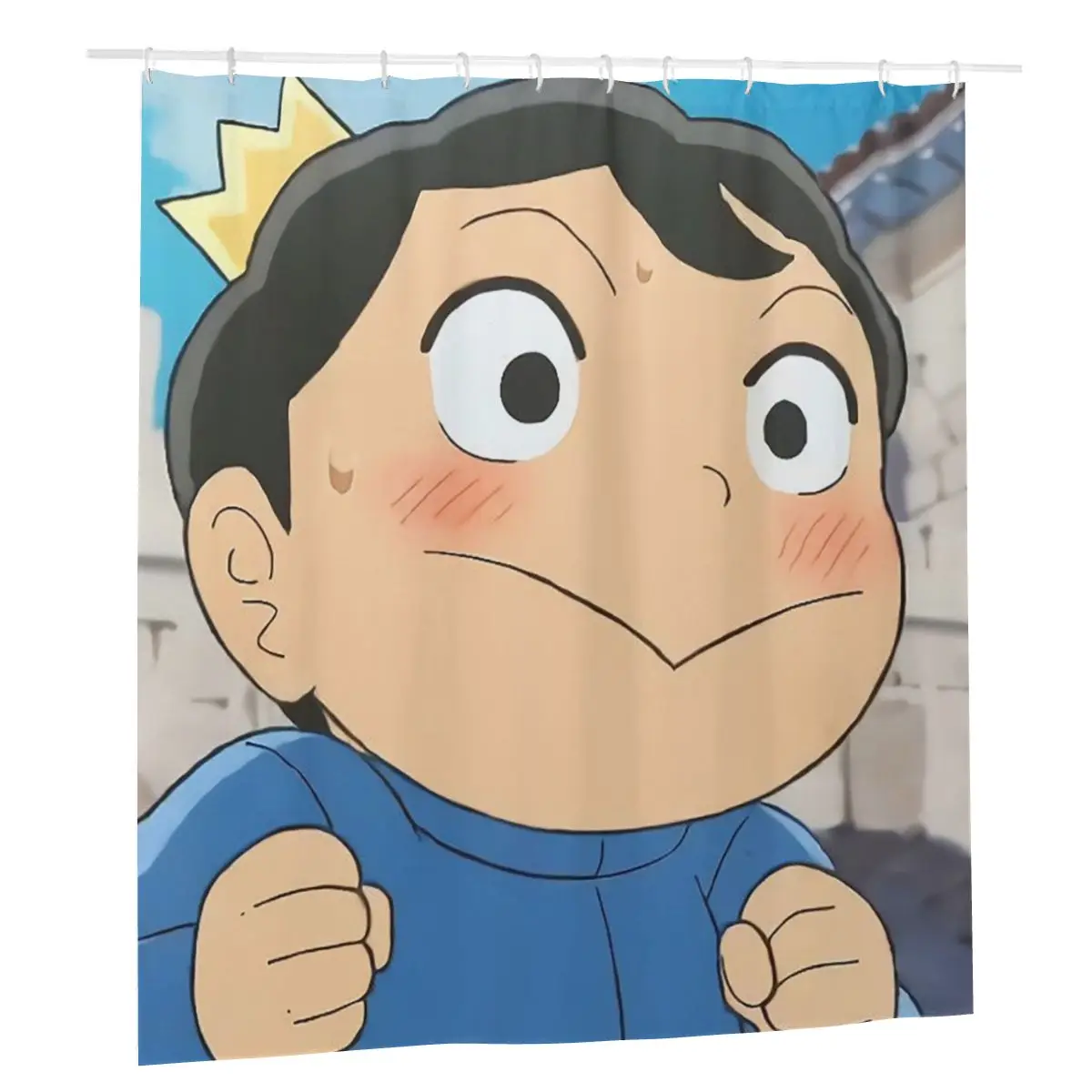 Kawaii Bojji Anime Shower Curtains Home Bath Curtain with 12 Hook Bathing Screen Polyester Ousama Ranking of Kings Curtain
Kawaii Bojji Anime Shower Curtains Home Bath Curtain with 12 Hook Bathing Screen Polyester Ousama Ranking of Kings Curtain
