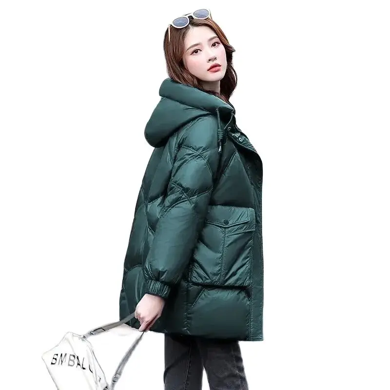 Fall Winter 2023 New Thickened Down Cotton-Padded Jacket Warm Button Zipper Coat Long Loose Joker Casual Solid Color Outerwear
Fall Winter 2023 New Thickened Down Cotton-Padded Jacket Warm Button Zipper Coat Long Loose Joker Casual Solid Color Outerwear