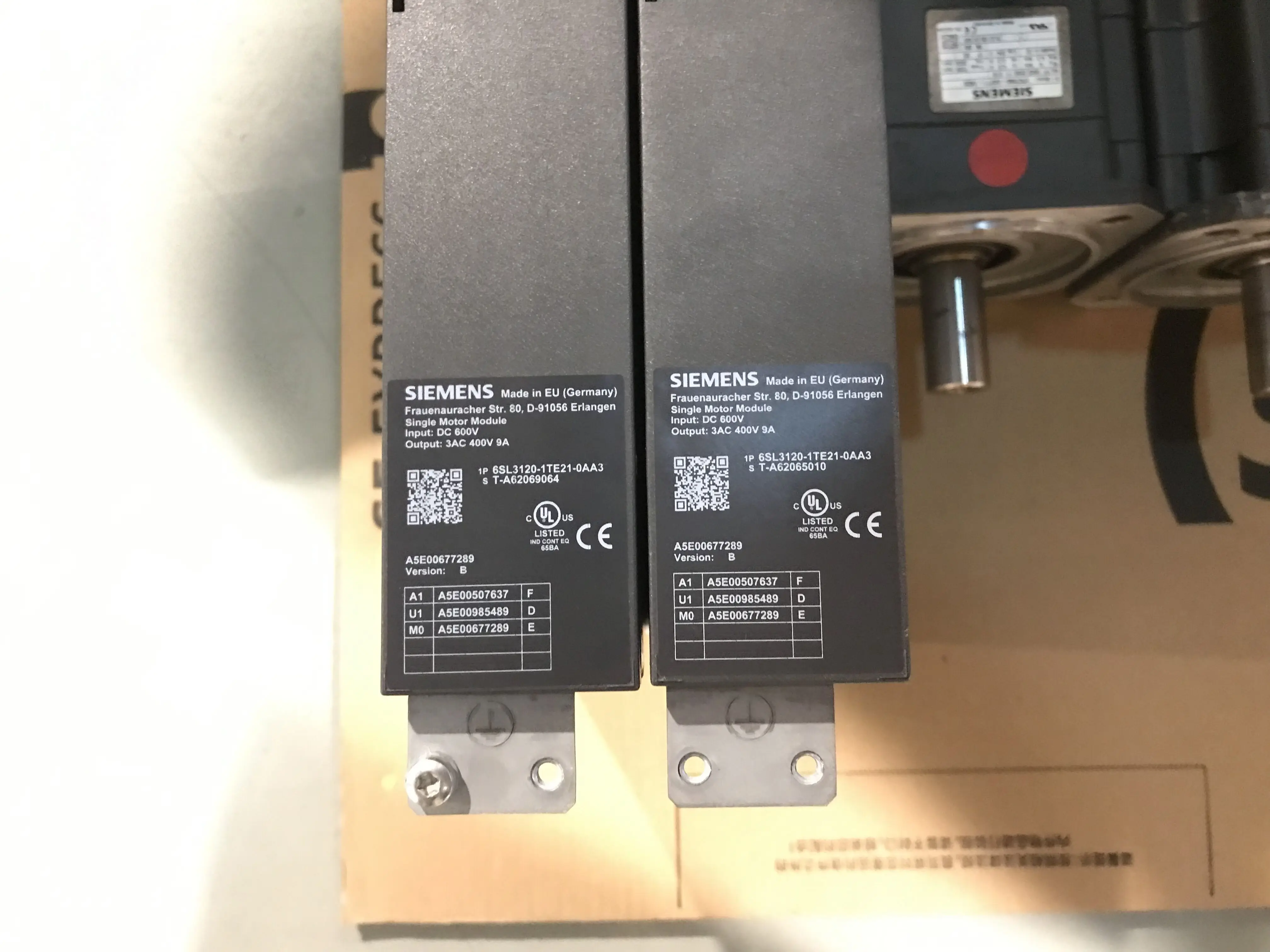 Подержанный одинарный привод Siemens 6SL3120-1TE21-0AA3 протестирован ОК с гарантией 3 месяца
Подержанный одинарный привод Siemens 6SL3120-1TE21-0AA3 протестирован ОК с гарантией 3 месяца