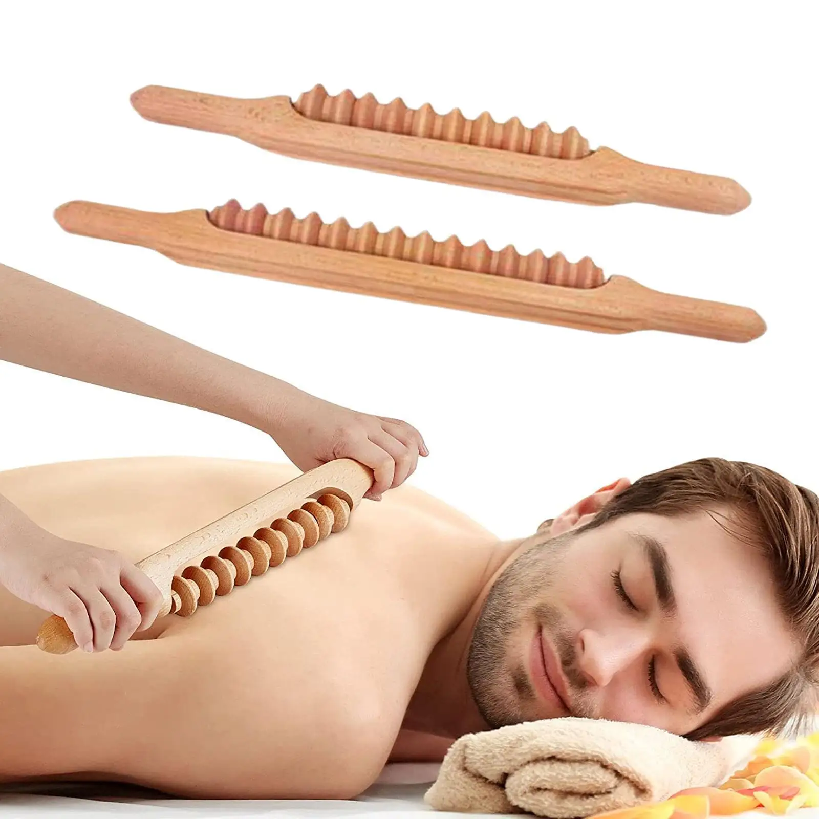 Wood Therapy Massage Tool Body Roller Stick Anti Cellulite Tool Muscle Release Stick Rod Lymphatic Drainage Paddle Tool
Wood Therapy Massage Tool Body Roller Stick Anti Cellulite Tool Muscle Release Stick Rod Lymphatic Drainage Paddle Tool