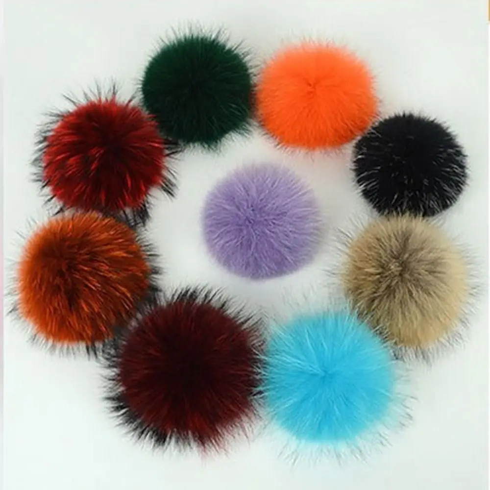 15cm Real Natural Raccoon Fur Ball Pompom Keychain Keyring Pendant Gift Clothes Hats Accessories Bags and Charms
15cm Real Natural Raccoon Fur Ball Pompom Keychain Keyring Pendant Gift Clothes Hats Accessories Bags and Charms