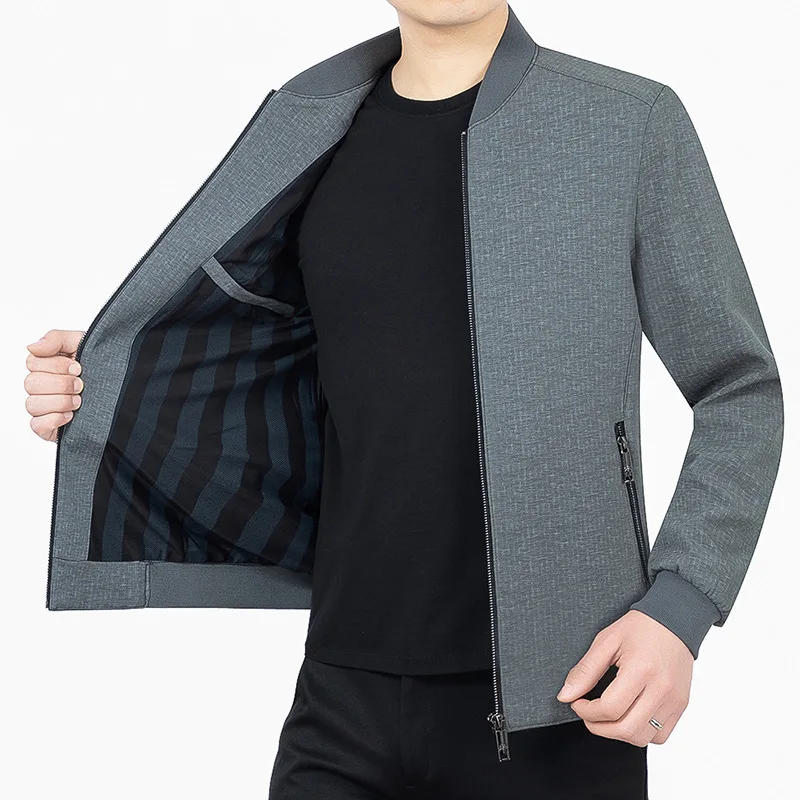 2022 Men's Autumn New Stand Collar Casual Annual Jacket Youth Fashion Baseball Uniform
2022 Men's Autumn New Stand Collar Casual Annual Jacket Youth Fashion Baseball Uniform