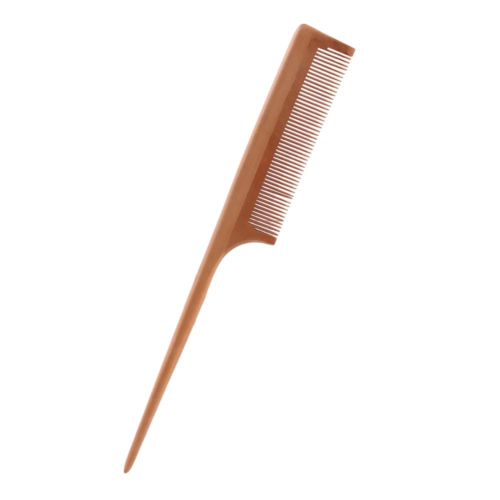 

Anti-Static Natural Sandalwood Combs Portable Hair Salon Wood Comb Rat Tail Brush Hairdressing Styling Tool Hair Care Hair Comb