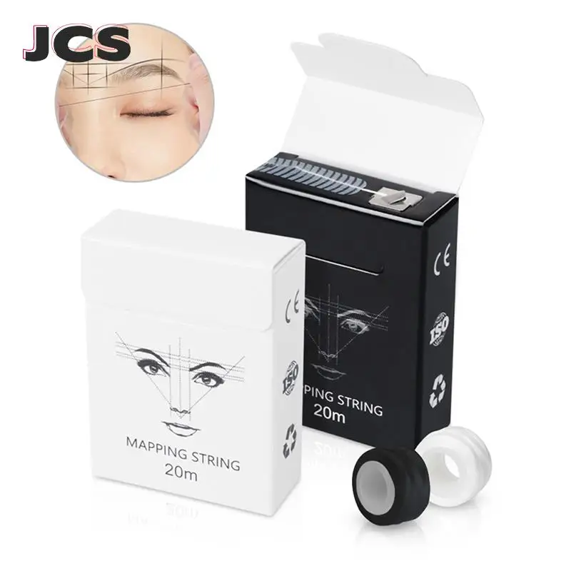 20m Microblading Mapping String White/Black Eyebrow Marker Thread Permanent Makeup Pre Inked Brow Positioning Tools
20m Microblading Mapping String White/Black Eyebrow Marker Thread Permanent Makeup Pre Inked Brow Positioning Tools
