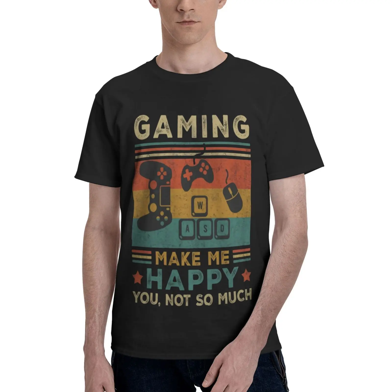 Gaming Make Me Happy Video Player T Shirt Men T-Shirt Anime Clothes Anime Men Clothing T Shirt For Men Anime Oversized T Shirt
Gaming Make Me Happy Video Player T Shirt Men T-Shirt Anime Clothes Anime Men Clothing T Shirt For Men Anime Oversized T Shirt