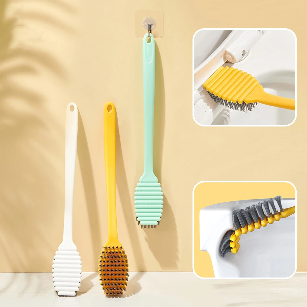 Flexible Bristles Bendable Hair-planting Toilet Brush No Drilling Deep Cleaning Efficient Cleaning Brush Household Toilet Tools
Flexible Bristles Bendable Hair-planting Toilet Brush No Drilling Deep Cleaning Efficient Cleaning Brush Household Toilet Tools