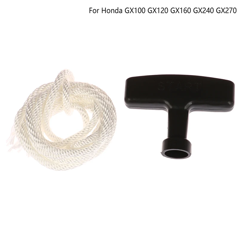 

1 Set Replacing Pull Cord On Lawn Mower Recoil Starter Handle For gx100 gx120 gx160 gx240 gx270