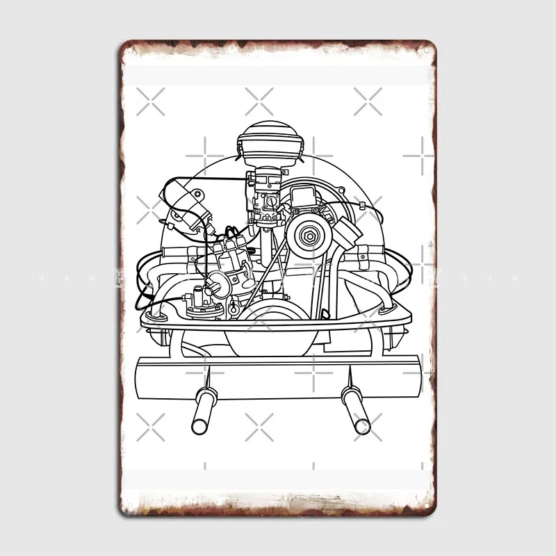 Aircooled Engine Bug Bus Stock Metal Plaque Poster Club Wall Decor Pub Garage Funny Tin Sign Posters
Aircooled Engine Bug Bus Stock Metal Plaque Poster Club Wall Decor Pub Garage Funny Tin Sign Posters