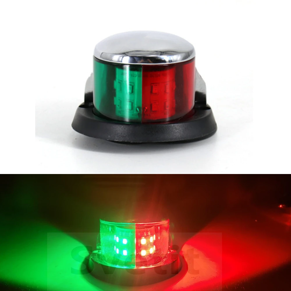 1Pc 12V LED Boat Light Waterproof Navigation Light For Yacht Marine Signal Lamp Red Green
1Pc 12V LED Boat Light Waterproof Navigation Light For Yacht Marine Signal Lamp Red Green