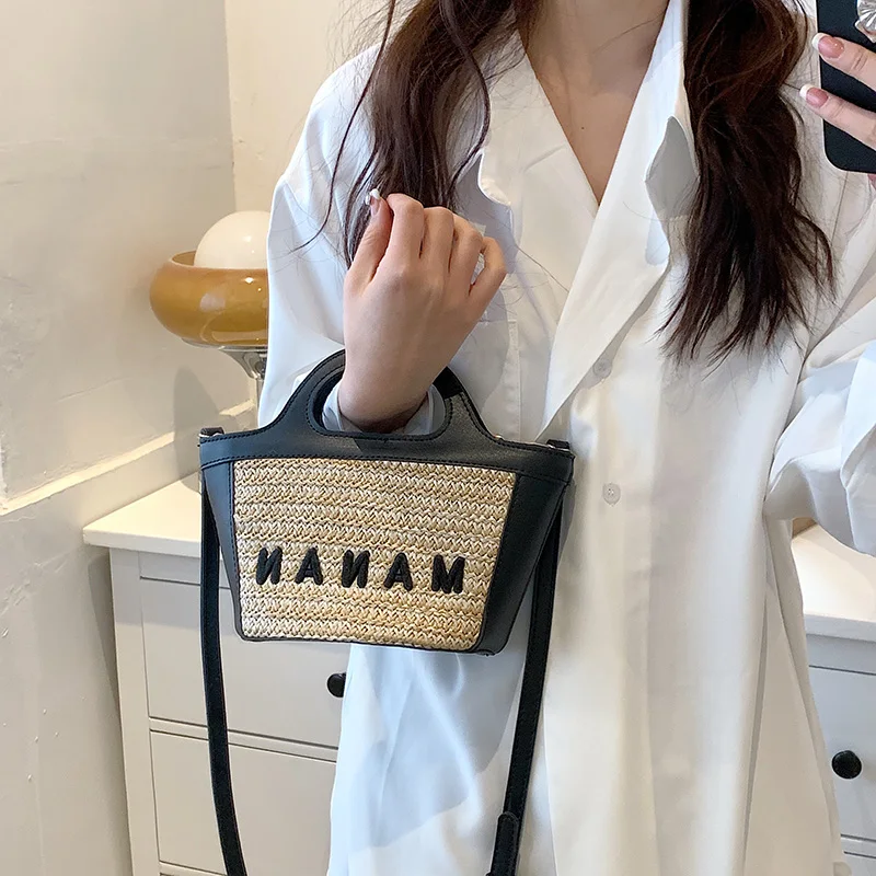 Summer Straw Bag Women's New Bucket Bag Fashion Wallet and Handbag Designer Cross Body Bag Cute Women's Shoulder Bag
Summer Straw Bag Women's New Bucket Bag Fashion Wallet and Handbag Designer Cross Body Bag Cute Women's Shoulder Bag