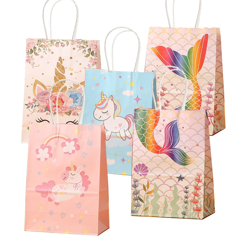 5/10pcs Mixed Candy Gift Bags Kraft Paper Bag Unicorn Birthday Party Decorations Kids Mermaid Party Baby Shower Decor Supplies
5/10pcs Mixed Candy Gift Bags Kraft Paper Bag Unicorn Birthday Party Decorations Kids Mermaid Party Baby Shower Decor Supplies