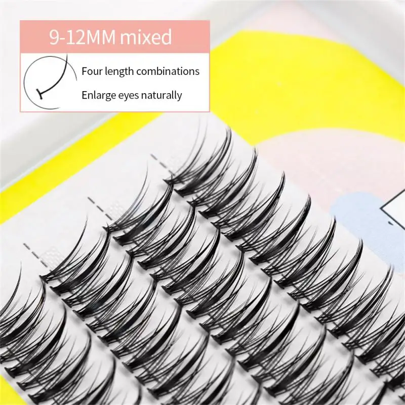 

False Eyelashes Natural Greater Flexibility Fiber Material With Delicate Packaging Eyes Would Look Bigger False Eyelash Tool