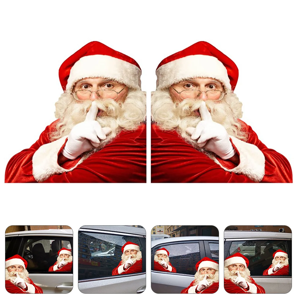 2 Pcs Car Sticker Autobody Decor Window Stickers Decoration Pvc Santa Decal Elder
2 Pcs Car Sticker Autobody Decor Window Stickers Decoration Pvc Santa Decal Elder