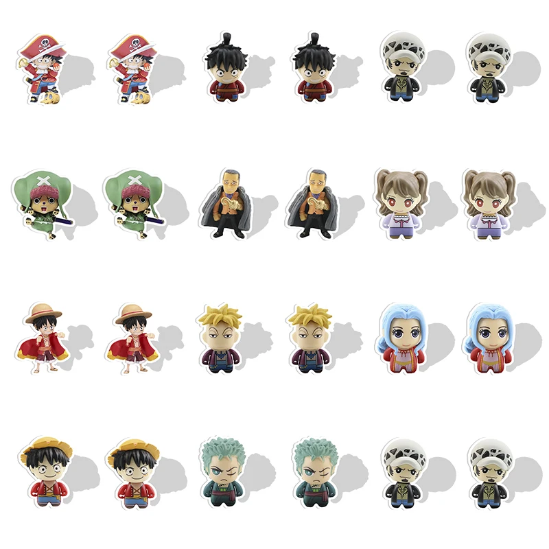 Bandai Japan Anime ONE PIECE Photo Printing Acrylic Earrings Epoxy Resin Holeless Clip Earrings Ear Clip Charms Jewelry QHY269
Bandai Japan Anime ONE PIECE Photo Printing Acrylic Earrings Epoxy Resin Holeless Clip Earrings Ear Clip Charms Jewelry QHY269