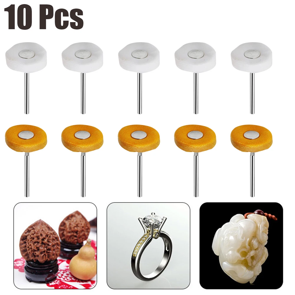 10pcs 3mm Shank Cloth Polishing Wheel Buffing Pad For Jewelry Metal Mold Cavity Fine Polishing Rotary Tool Accessories
10pcs 3mm Shank Cloth Polishing Wheel Buffing Pad For Jewelry Metal Mold Cavity Fine Polishing Rotary Tool Accessories