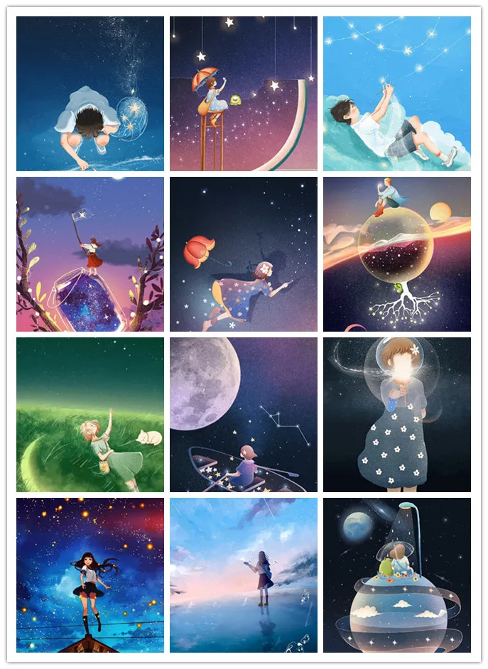 Sontonga Diamond Painting Cartoon Kids Moon Night Scenery Cross Stitch Kit Rhinestone Mosaic Art Pictures Home Decoration Gift
Sontonga Diamond Painting Cartoon Kids Moon Night Scenery Cross Stitch Kit Rhinestone Mosaic Art Pictures Home Decoration Gift