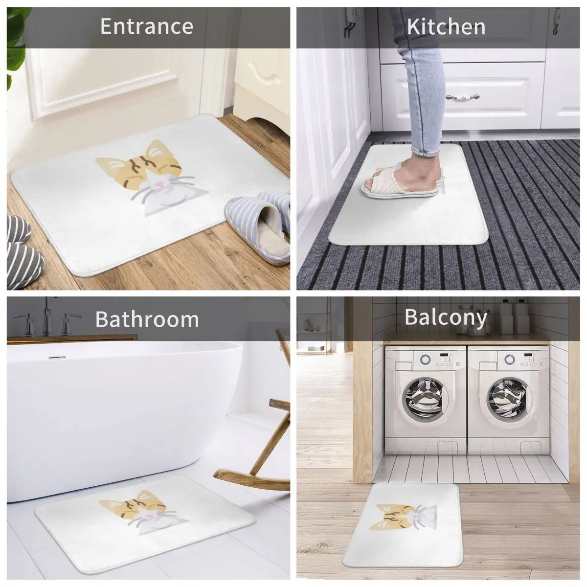 Door Mat Cat Tama Decor 3D Rug Carpet Bathmat Anti-slip Entrance Living Room Home Kitchen Durable Bedroom Balcony
Door Mat Cat Tama Decor 3D Rug Carpet Bathmat Anti-slip Entrance Living Room Home Kitchen Durable Bedroom Balcony