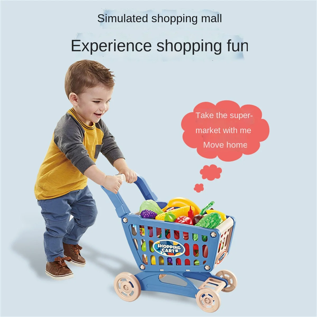 Montessori Kids Shopping Cart Toys for Girl 3 Year Old Pretend Play Toy for Children 4 to 6 Year Boys Gift Kids Child Food Games 
Montessori Kids Shopping Cart Toys for Girl 3 Year Old Pretend Play Toy for Children 4 to 6 Year Boys Gift Kids Child Food Games