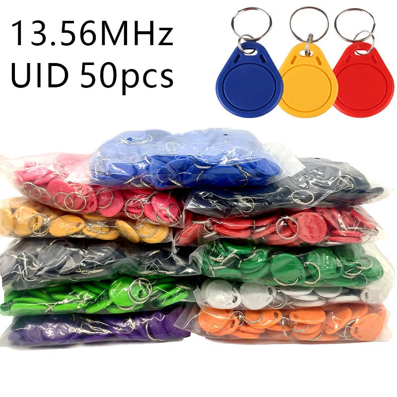 50pcs 13.56MHz IC Card UID Keyfob Tag Clone Tag RFID Door Entry Access Control Tags Keyfobs Card Read Rewrite Chip ABS Plastic
50pcs 13.56MHz IC Card UID Keyfob Tag Clone Tag RFID Door Entry Access Control Tags Keyfobs Card Read Rewrite Chip ABS Plastic