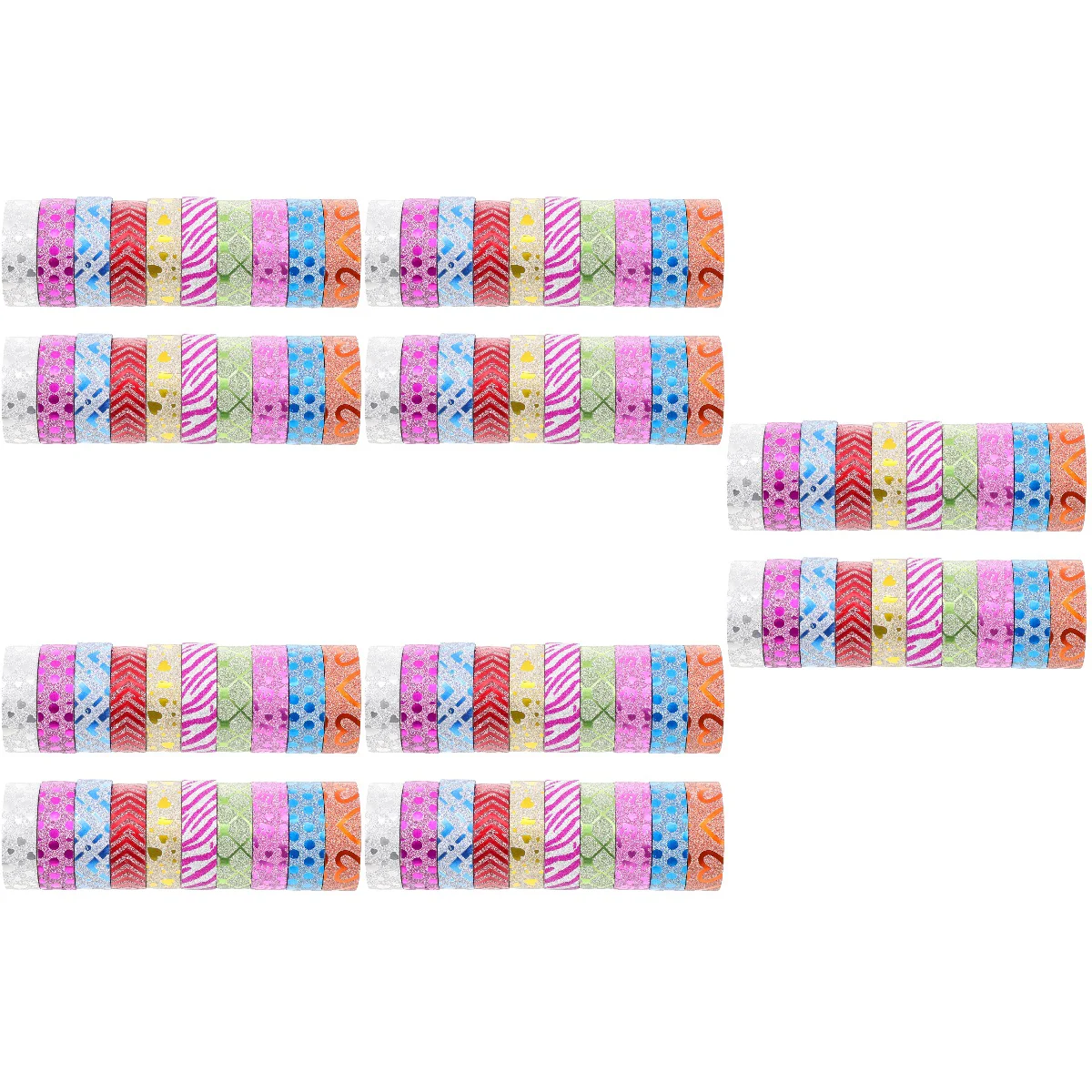 100 Pcs Self-Adhesive Tapes DIY Washi Tapes Glitter Powder Tape DIY Scrapbook Stickers
100 Pcs Self-Adhesive Tapes DIY Washi Tapes Glitter Powder Tape DIY Scrapbook Stickers