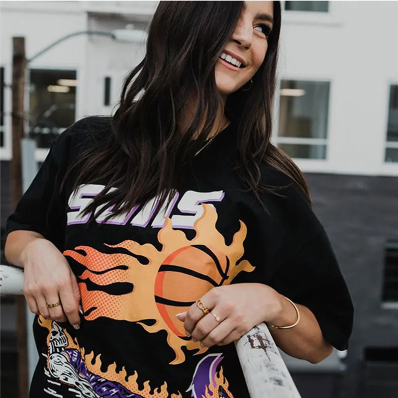 Fashion Vintage Sun Graphic T shirts Men Women Loose Short Sleeve Casual Cotton Tees Female Oversized T-Shirt Basketball Tops
Fashion Vintage Sun Graphic T shirts Men Women Loose Short Sleeve Casual Cotton Tees Female Oversized T-Shirt Basketball Tops