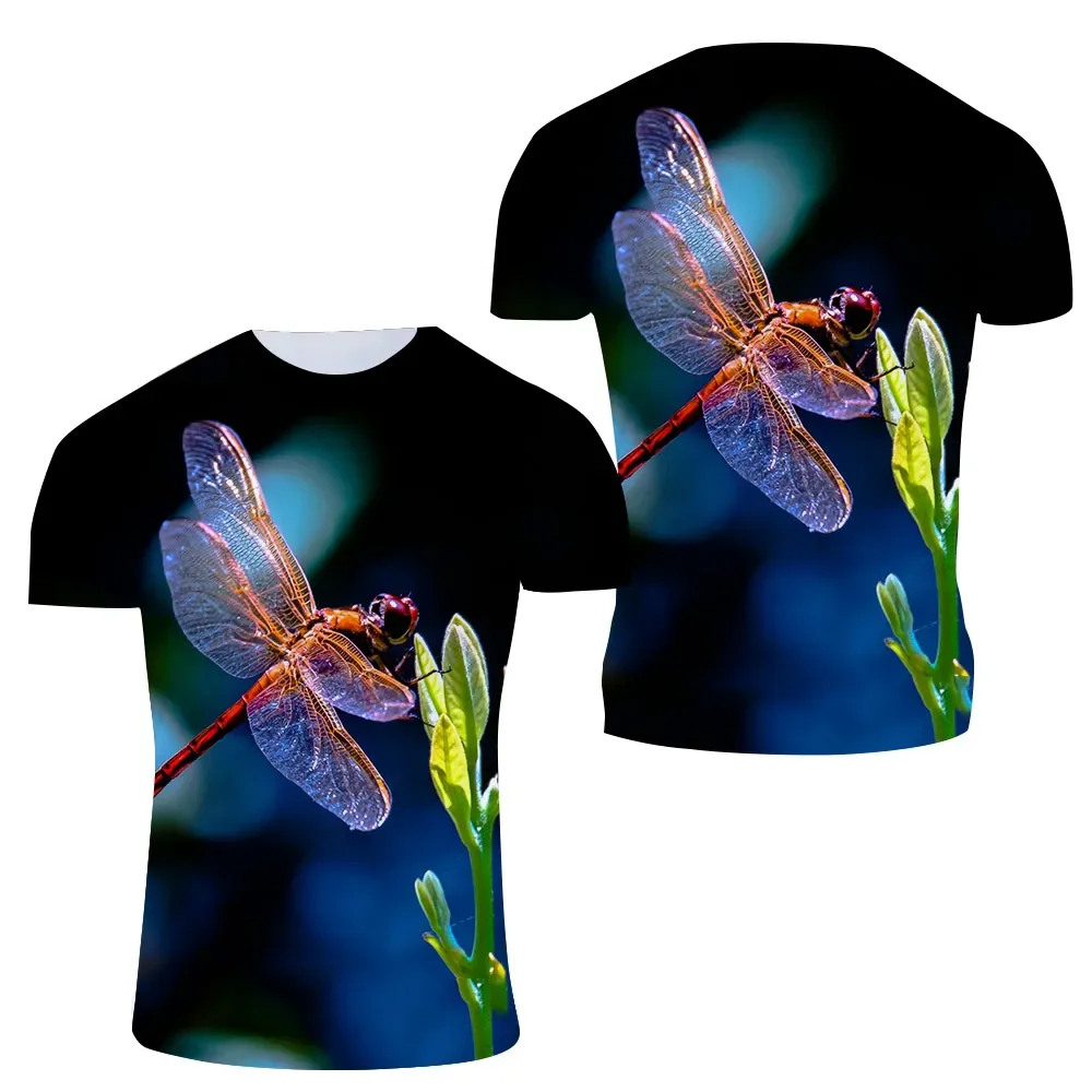 Men's Fun Insect Dragonfly 3d Graphics Casual Fashion T-Shirt Summer Trend Personality Hip Hop O Neck Top T-Shirt
Men's Fun Insect Dragonfly 3d Graphics Casual Fashion T-Shirt Summer Trend Personality Hip Hop O Neck Top T-Shirt