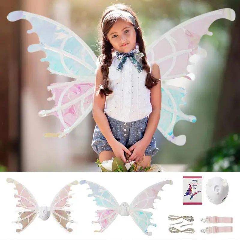 Light Up Butterfly Wings Electric Flapping Fairy Costume Set Girls Fairy Costume Halloween Dress Up Accessories For Parties
Light Up Butterfly Wings Electric Flapping Fairy Costume Set Girls Fairy Costume Halloween Dress Up Accessories For Parties