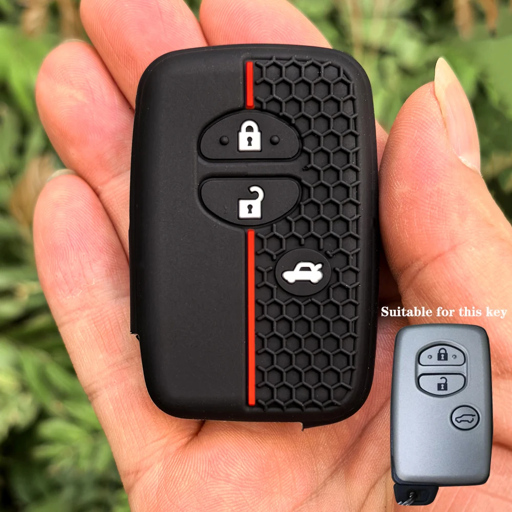 Силиконовый чехол для автомобильного ключа для Toyota Aqua RAV4 Land Cruiser Camry Prado Corolla Prius, чехол для дистанционного управления без ключа, 2 3 кнопки, 2013 2014
Силиконовый чехол для автомобильного ключа для Toyota Aqua RAV4 Land Cruiser Camry Prado Corolla Prius, чехол для дистанционного управления без ключа, 2 3 кнопки, 2013 2014