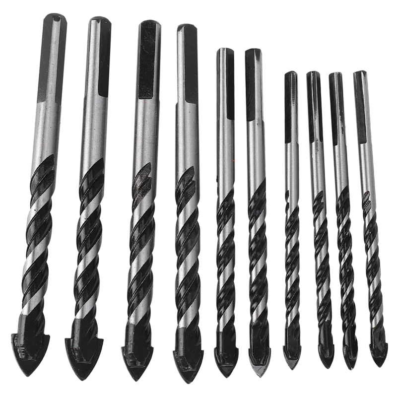 Spot Goods 10PCS Masonry Tile Drill Bit Multi Drill Bit Set Tool For Brick Concrete Wall Wood Plastic Cement Marble Mirror Stone
Spot Goods 10PCS Masonry Tile Drill Bit Multi Drill Bit Set Tool For Brick Concrete Wall Wood Plastic Cement Marble Mirror Stone