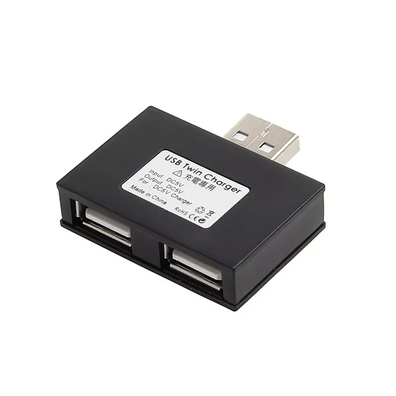 USB 2.0 Male To Twin Female Charger Dual 2 Port USB DC 5V Charging Splitter Hub Adapter Converter Connector Power Adapter
USB 2.0 Male To Twin Female Charger Dual 2 Port USB DC 5V Charging Splitter Hub Adapter Converter Connector Power Adapter